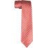 Red and White Lines Dress Tie