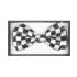 Black Checkered Kid Bow Tie