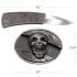 Beautiful Skull Design Knife Belt Buckle