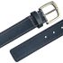 Beltss for Men Dot Patterned Marine Blue Leather with Square Tip Mixed sizes