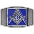 Masonic Symbol Belt Buckle