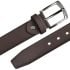 Dress Belt for Men Plain Mat Brown Leather Mixed sizes