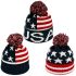 Winter Hats - USA Flag Design Knit Hats