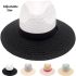 Braided Two-Tone Paper Straw Panama Hat