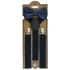 Adjustable Bowtie Suspender Set for Kids - Elastic Y-Back Design with Strong Metal Clips - Navy Blue
