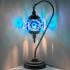 Blue Turkish Lamps with Swan Neck Design- Without Bulb 