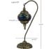 Blue & Red Swan Neck Turkish Mosaic Lamp - Without Bulb