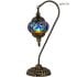Blue & Red Swan Neck Turkish Mosaic Lamp - Without Bulb