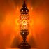 Orange Blossom Moroccan Cylindrical Mosaic Table Lamps - Without Bulb