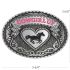Oval Cowgirl Up Belt Buckle