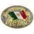 Oversize Mexican Flag Belt Buckle