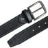 Mens Leather Belt Parallel Stitched Black Leather Mixed sizes