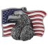Patriotic USA Flag Eagle Belt Buckle