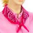 Pink Paisley Print Polyester Bandanas