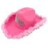 Pink Cowgirl Hats with Feathers