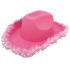 Pink Cowgirl Hats with Feathers