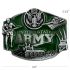 Green US Army Belt Buckle