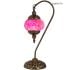 Purple Turkish Lamps with Swan Neck Style - Without Bulb