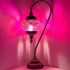 Purple Sky Handmade Mosaic Turkish Lamps with Swan Neck Style - Without Bulb