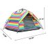 Rainbow Camping Tent - Easy Setup