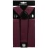 Dark Purple 1.5 Inch Wide Suspenders