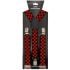Checkered Red Kid Suspender