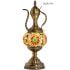 Green Vintage Turkish Lamps with Pitcher Design - Without Bulb