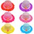 Baby Kid's Girl Daisy Straw Sun Summer Hat Set Assorted With Frills