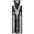 Sequin Silver Suspender