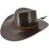 Breathable Western Leather Cowboy Hats - Brown & Black