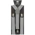 Silver Grey Kid Suspenders