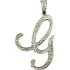 Silver G Initial Dog Tags