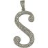 Silver S Initial Dog Tags