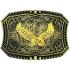 Golden Soaring Eagle Vintage Belt Buckle