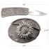 Sunflower Design Hidden Knife Belt Buckles