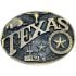 Texas State Symbols Western Belt Buckle