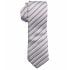 Grey Striped Tie Set