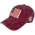 Embroidered USA Flag Vintage Design Caps with Assorted Colors