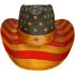 USA American Flag Paper Straw Cowboy Hat