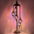Vibrant Sunflower Turkish Floor Lamps with 5 Globes - Without Bulb