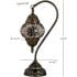 Yellow Turkish Lamps with Moroccan Style Swan Neck Design - Without Bulb