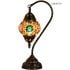 Yellow Turkish Lamps with Moroccan Style Swan Neck Design - Without Bulb