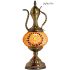 Orange Turkish Lamps with Teapot Design - Without Bulb
