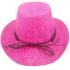 Pink Straw Paper Western Cowgirl Hat