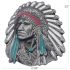 Chief Figure Indian Belt Buckle