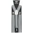 Black and White Lines Suspender