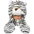 White Tiger Hat with Paw Mittens