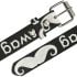 Belt Swag and Mustache on Black for Kids