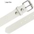 White Buckle Belts for Adults - Large size