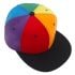 LGBT Pride Rainbow Panel Snapback Cap